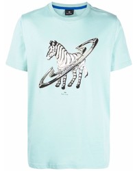 PS Paul Smith Space Zebra Graphic T Shirt