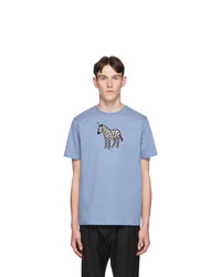 Ps By Paul Smith Ssense Blue Zebra Regular Fit T Shirt