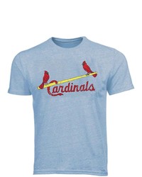 Majestic Threads St Louis Cardinals Primary Logo Tri Blend T Shirt
