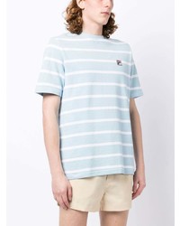 Fila Stripe Print Cotton T Shirt
