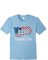 Thank You Soldier Usa Gift Tee Patriotic Independence 4th Of July American Flag T Shirt