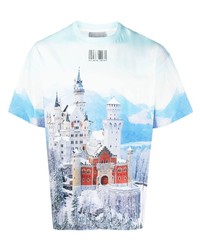 VTMNTS Winter Castle Print T Shirt