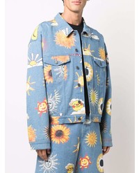 Moschino Sun Print Denim Jacket