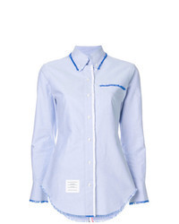 Light Blue Print Dress Shirt