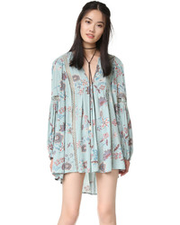 Free People Just The Two Of Us Printed Dress