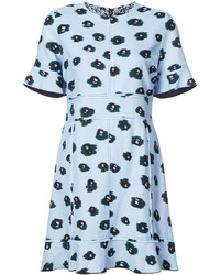 Proenza Schouler Short Sleeved Printed Dress