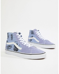 Vans Sk8 Hi Trainers With In Blue Vn0a38geubg1
