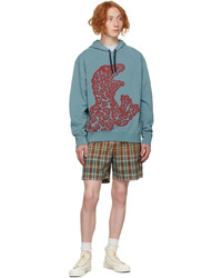 Ps By Paul Smith Blue Dino Hoodie