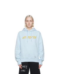 Helmut Lang Blue Saintwoods Edition Heads Up Hoodie