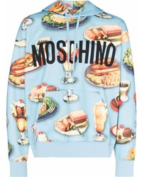 Moschino Diner Group Print Hoodie