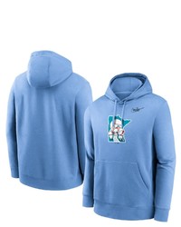 Nike Light Blue Minnesota Twins Cooperstown Collection Logo Club Pullover Hoodie At Nordstrom
