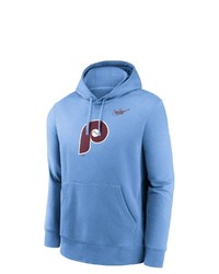 Nike Light Blue Philadelphia Phillies Cooperstown Collection Logo Club Pullover Hoodie At Nordstrom