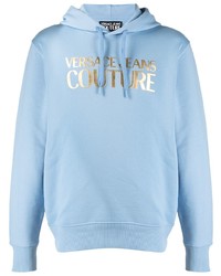 VERSACE JEANS COUTURE Logo Print Drawstring Hoodie