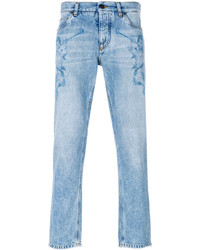 Light Blue Print Jeans