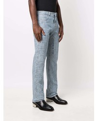 Givenchy 4g Jacquard Straight Leg Jeans
