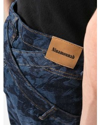 Ninamounah Asymmetric Front Straight Leg Jeans
