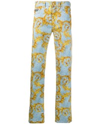 VERSACE JEANS COUTURE Baroque Straight Leg Jeans