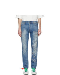 Palm Angels Blue Indaco Jeans