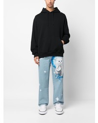 RIPNDIP Cat Print Straight Leg Jeans