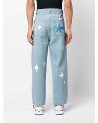 RIPNDIP Cat Print Straight Leg Jeans