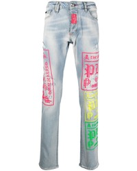 Philipp Plein Gothic Plein Super Straight Cut Jeans