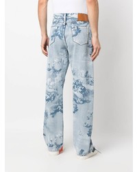 Off-White Graphic Print Denim Jeans