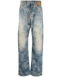 Palm Angels Jungle Straight Leg Jeans