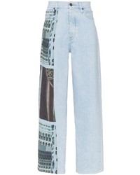 Calvin Klein Jeans Est. 1978 Printed Patch Wide Leg Jeans