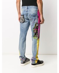 Philipp Plein Straight Cut Gothic Jeans