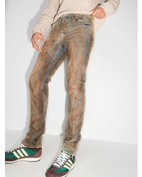 purple brand Two Tone Faded Effect Jeans
