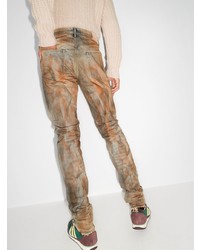 purple brand Two Tone Faded Effect Jeans