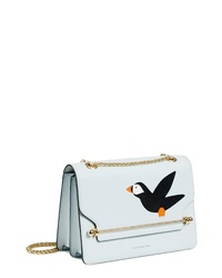 STRATHBERRY Eastwest Stylist Wild Puffin Leather Crossbody Bag