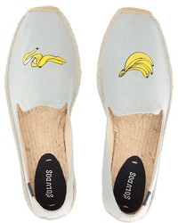 Soludos Banana Embroidered Smoking Slipper Slippers