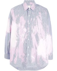 R13 Bleached Effect Cotton Shirt