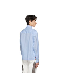 Rassvet Blue Cotton Printed Shirt