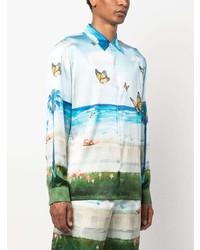 Nahmias Butterfly Beach Shirt