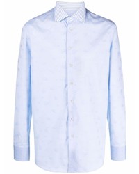 Etro Contrast Collar Cotton Shirt