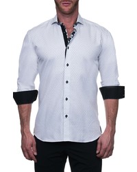 Maceoo Einstein Regular Fit Bea White Button Up Shirt