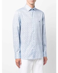 Etro Embroidered Logo Patterned Shirt