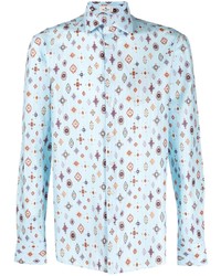 Etro Geometric Print Long Sleeve Shirt