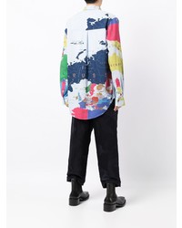 Bed J.W. Ford Graphic Map Print Shirt
