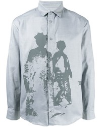 Misbhv Graphic Print Button Up Shirt