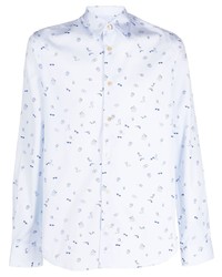 Paul Smith Graphic Print Button Up Shirt