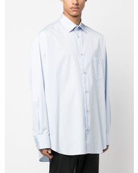 Vetements Logo Print Long Sleeve Shirt