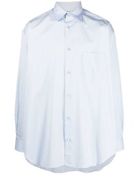 Vetements Logo Print Long Sleeve Shirt