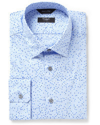 Paul Smith London Square And Heart Print Cotton Shirt