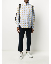 Versace Medusa Head Pattern Shirt