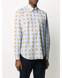 Versace Medusa Head Pattern Shirt