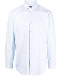 Barba Micro Dot Cotton Shirt