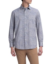 Bugatchi Ooohcotton Button Up Shirt In Sand At Nordstrom